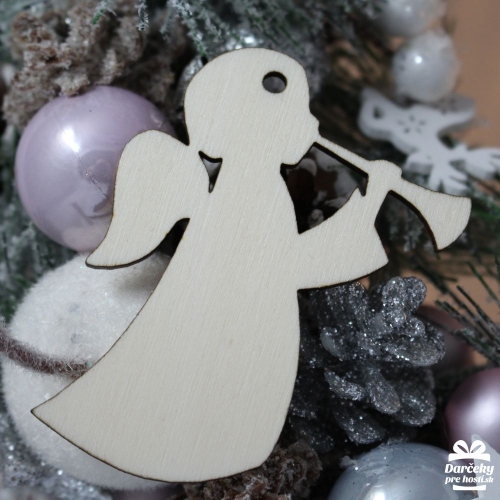 Drevený výsek Anjel