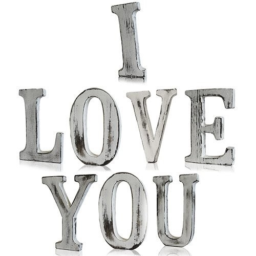 Elegantné Písmená - I LOVE YOU (8)
