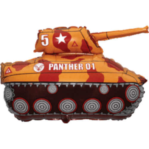 Balonik Tank hnedý