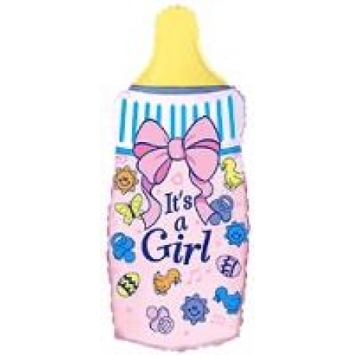 Balón Fľaša Dievča 71-91 cm héliový