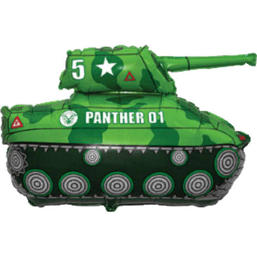 Balónik Tank zelený