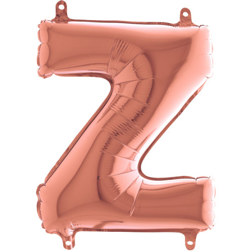 Balón písmeno Z rose gold 35 cm