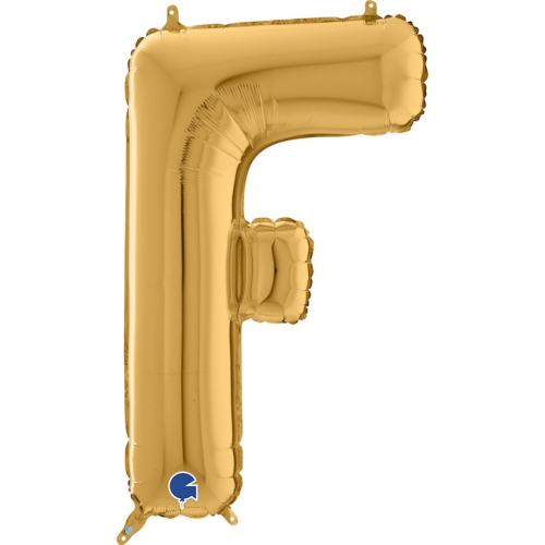 Balón písmeno F zlaté 66 cm