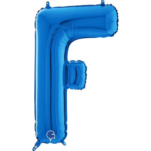 Balón písmeno F modré 66 cm