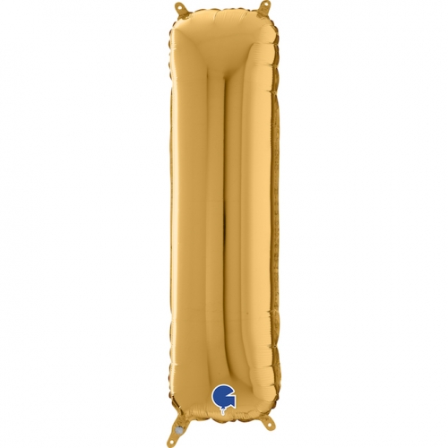 Balón písmeno I zlaté 66 cm