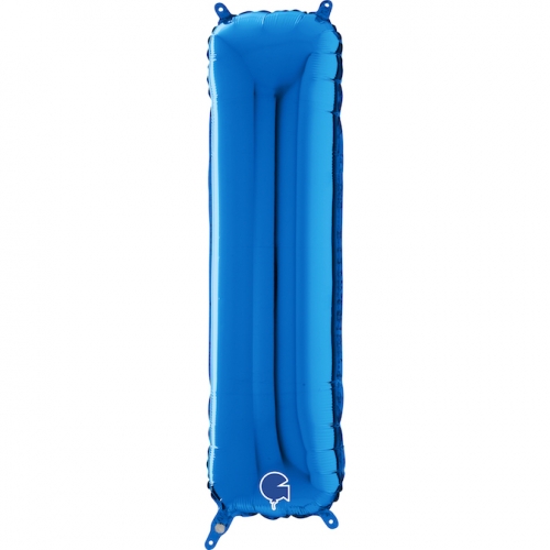 Balón písmeno I modré 66 cm