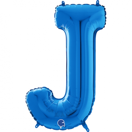 Balón písmeno J modré 66 cm