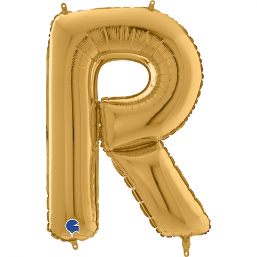 Balón písmeno R zlaté 66 cm