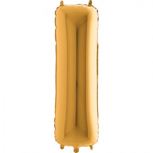 Balón písmeno I zlaté 100 cm