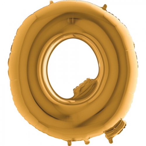 Balón písmeno Q zlaté 100 cm