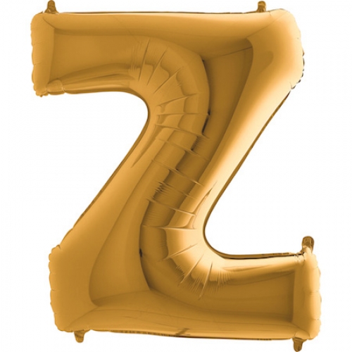 Balón písmeno Z zlaté 100 cm