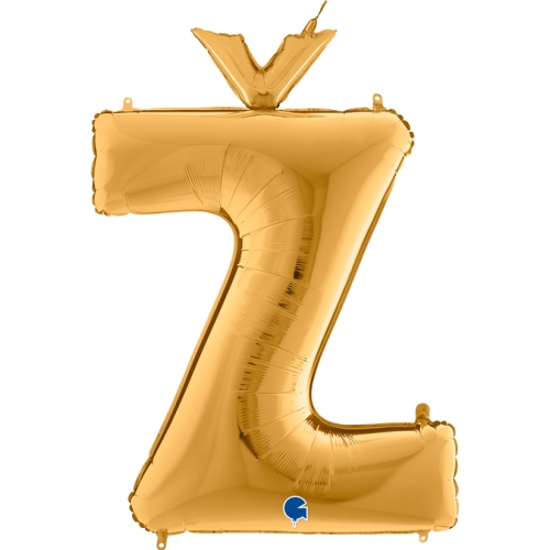 Balón písmeno Ž zlaté 100 cm