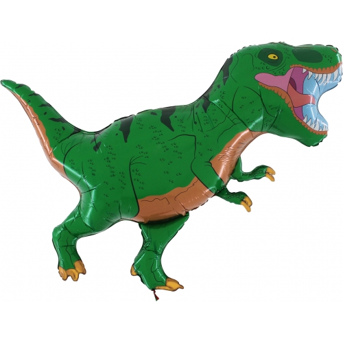 Balón Dino T-Rex zelený