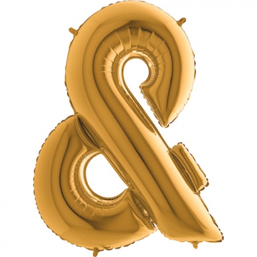 Balón symbol & zlaté veľké