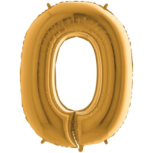 Balón číslo 0 zlaté 100 cm