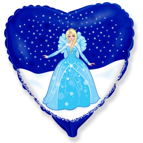 Balón Ľadová princezná Srdce
