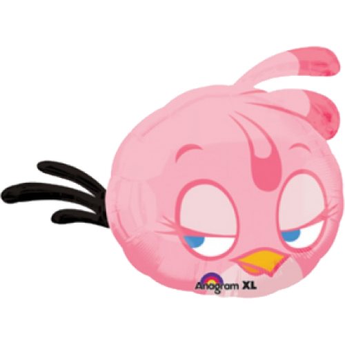 Balon Angry Birds ružový