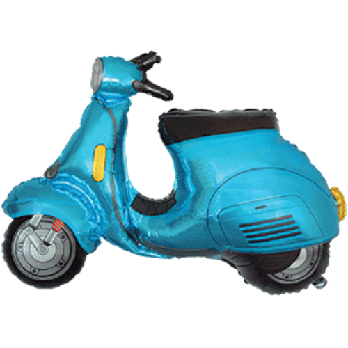 Balón Vespa modrá