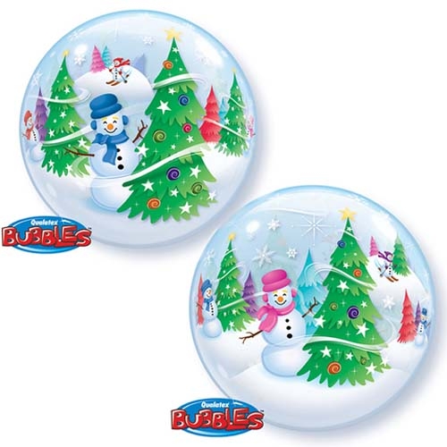 Q Bubbles Christmas Tree & Snowman