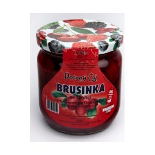 Brusnica so škoricou – objem 0,43l Pečený čaj