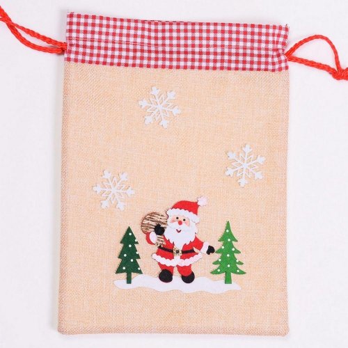 Vianočné vreco santa 22x1x30cm - Vianočné dekorácie
