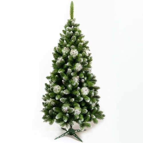 Vian strom biely gh12 s chocholcami 220cm - Vianočné stromčeky