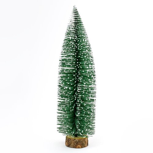Vian.stromček zel.na pni velvet 55cm