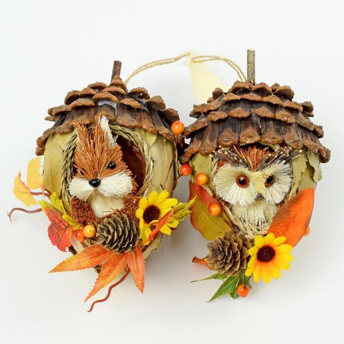 Záves zvieratá šiška mix 16cm