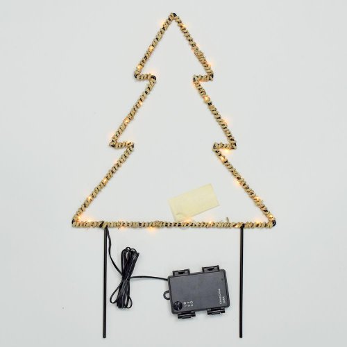 Zápich strom led kov 27,5x45,5cm