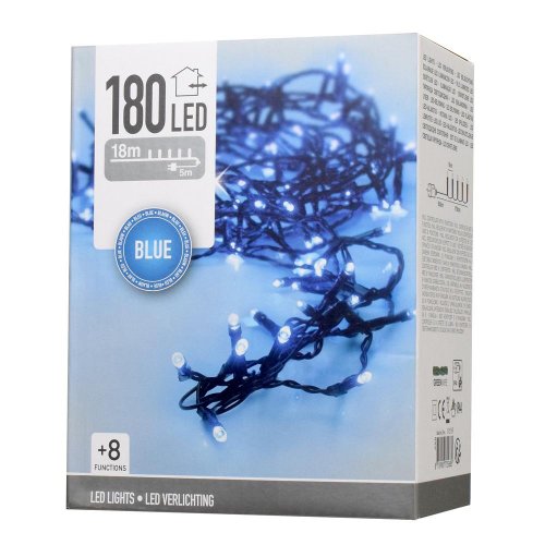 Led180 svetlá modrá ind/out, 8funkcia