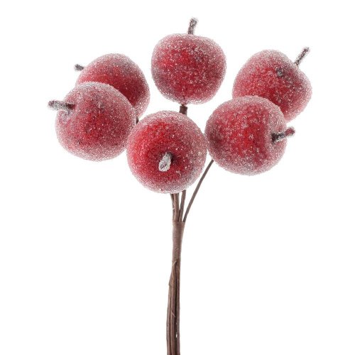 Vian. zväzok červ. cukrové jabĺčka 3,5*3cm