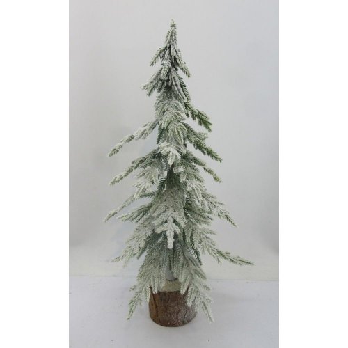 Umelý stromček na pni osnež.41 cm