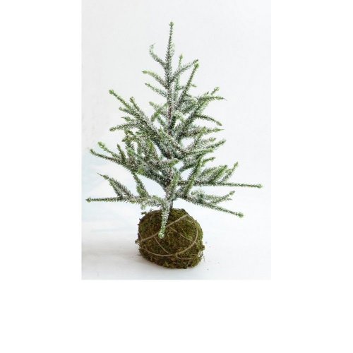 Umelý strmček v machovom obale 44cm