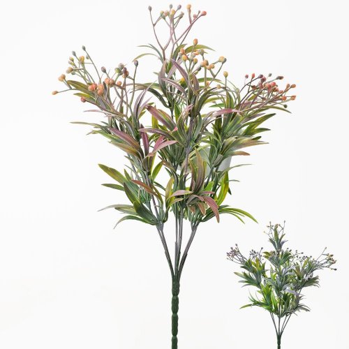 Zápich bobuľky ružová, fialová 34cm