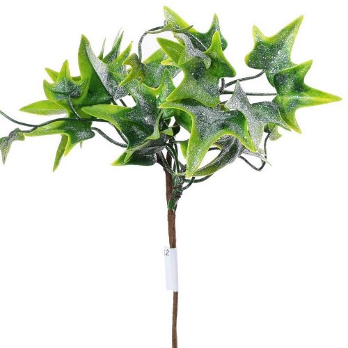 Zápich zeleň osnež. 25cm - Umelé kvety