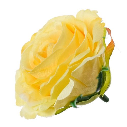 Hlava ruža oranžová p:6cm bal:24ks