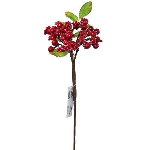 Zápich bobule červené 25cm - Umelé kvety