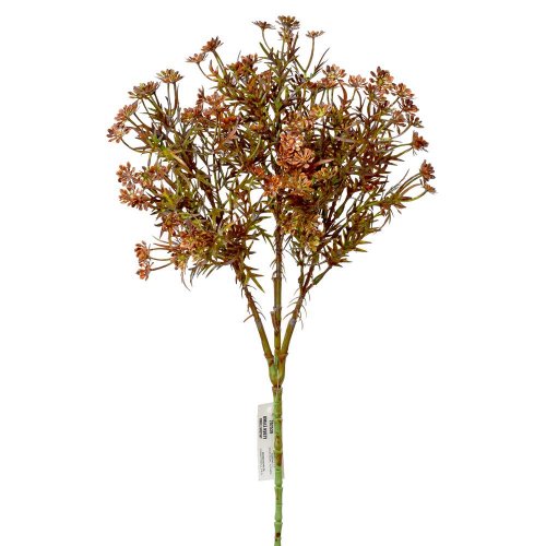 Zápich kvietky hnedé frkané 42cm