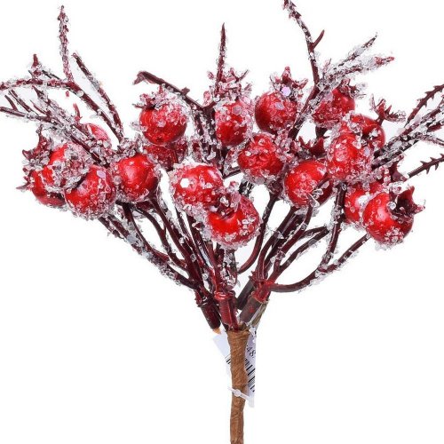Zápich bobule červené 20cm - Umelé kvety