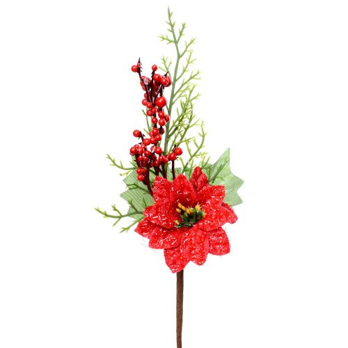 Zápich poinsetia šípky 20cm - Umelé kvety