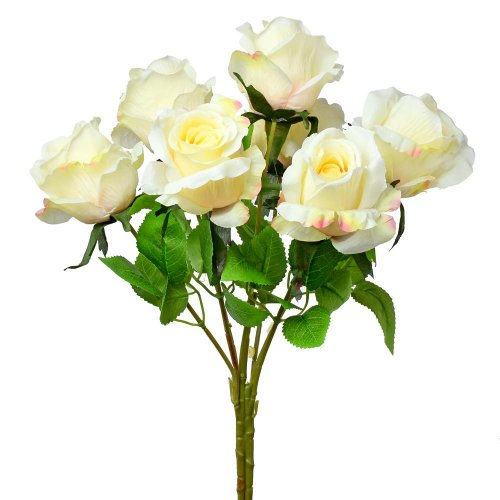 Kytica ruža krém.ruž 45cm