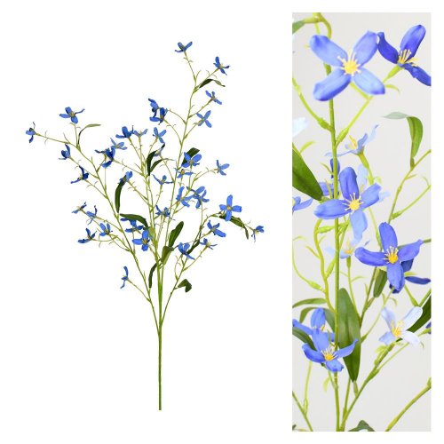 Ks mini kvietky modré 103cm