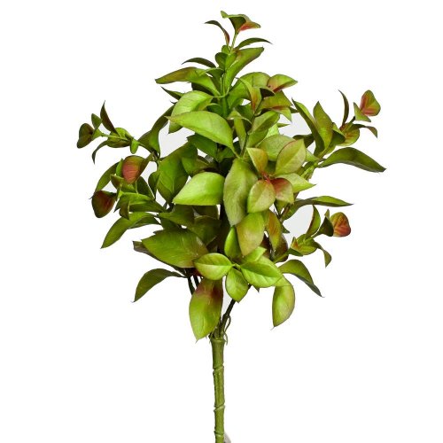 Zápich lístky zel./čer. 35cm