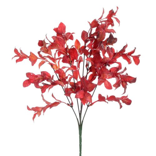 Zápich mini lístky čer. 35cm