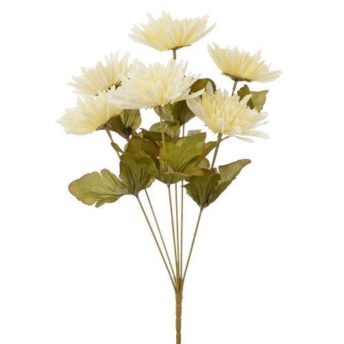 Kytica chryzantéma 45cm krém
