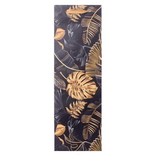 Agb1023004 taška gold leaves gift bag - Aranžérsky materiál