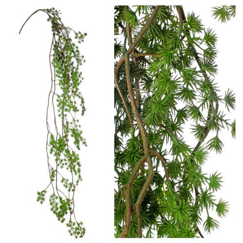 Ťahačka drobné ihličie zelené 130cm