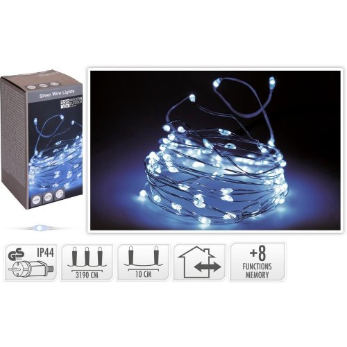 Led svetielka /320/drôt bo w, in/out,funk8 ax8716530 - Vianočné osvetlenie