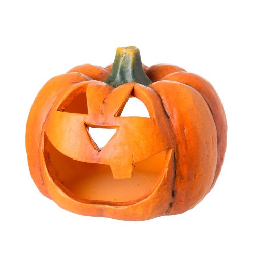 Tekvica oranž na čajovku keramika 15,3x15x12,3cm