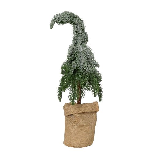 Stromček v jute  60cm osnežený